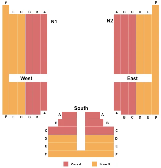 seating chart for Neuhaus Stage - Alley Theatre - Thrust - eventticketscenter.com