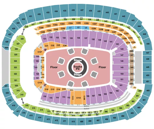 seating chart for New Highmark Stadium - Metallica - eventticketscenter.com