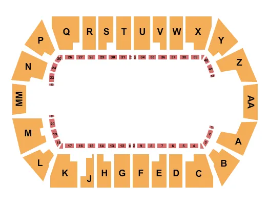 seating chart for New Mexico State Fairgrounds - Rodeo - eventticketscenter.com
