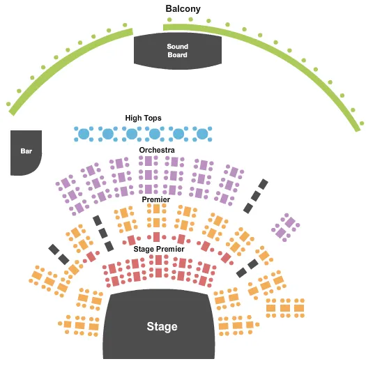 seating chart for City Winery - New York City - Endstage 2 - eventticketscenter.com