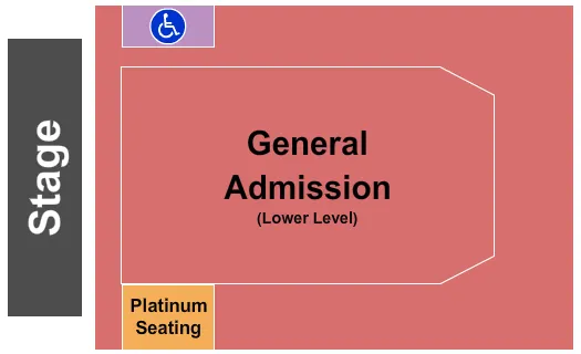 seating chart for Newport Music Hall - GA & Platinum - eventticketscenter.com