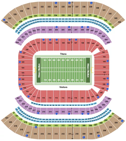 Football NO VFS Seating Map