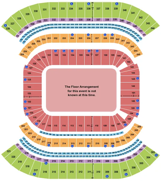 Nissan Stadium Seating Guide  Tennessee Titans 