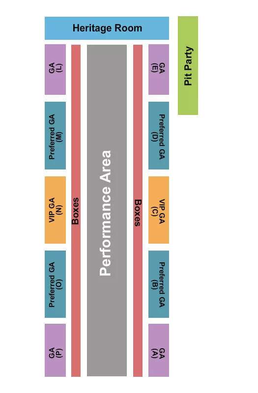 seating chart for Norris-Penrose Event Center - Monster Truck - eventticketscenter.com
