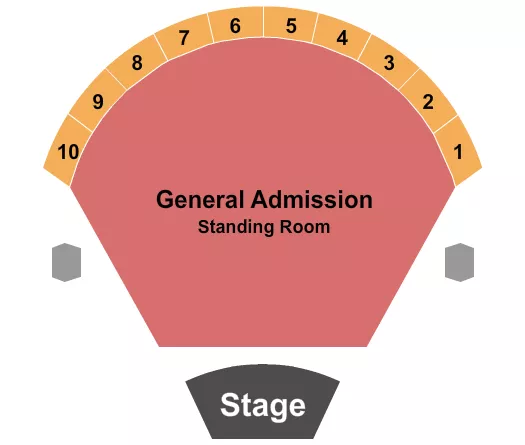 seating chart for North Beach Bandshell - GA Floor - eventticketscenter.com