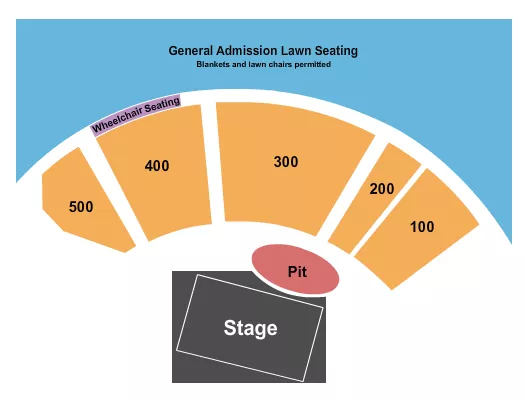 seating chart for North Carolina Museum Of Art - Endstage Pit - eventticketscenter.com
