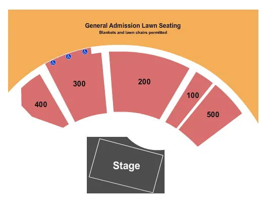 seating chart for North Carolina Museum Of Art - End Stage - eventticketscenter.com