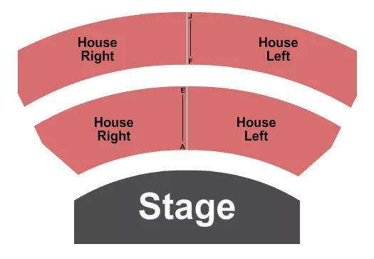 seating chart for North Country Center for the Arts at Jean's Playhouse - Endstage - eventticketscenter.com