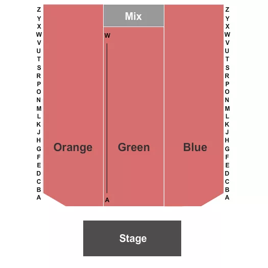 Endstage 3 Seating Map