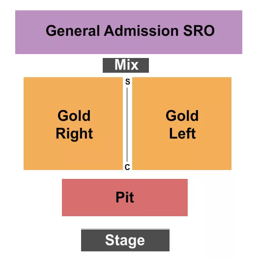 seating chart for Northern Lights Casino - Endstage Pit - eventticketscenter.com