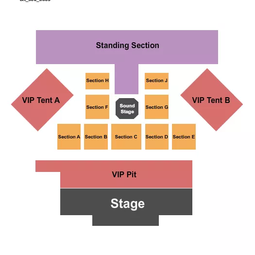 seating chart for Northern Lights Theatre At Potawatomi Casino - Snoop Dogg - eventticketscenter.com