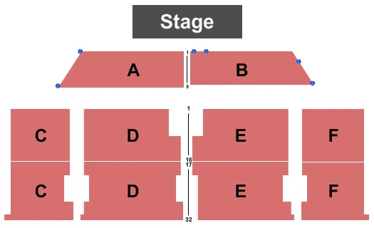 seating chart for Northwest Washington Fair and Event Center - Endstage-2 - eventticketscenter.com