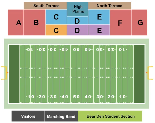 seating chart for Nottingham Field - Football - eventticketscenter.com