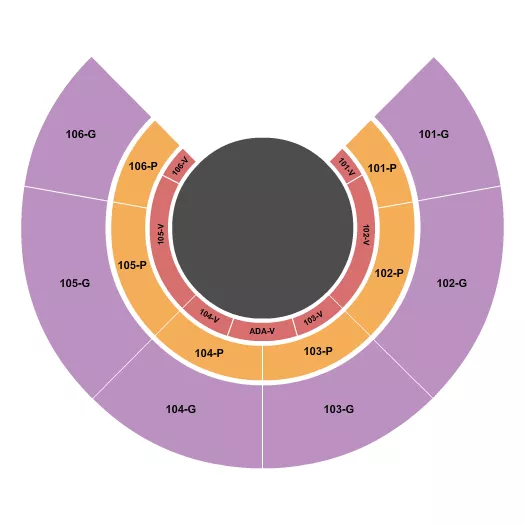 seating chart for Under The Big Top - Lynn Family Stadium - Nuclear Circus - eventticketscenter.com