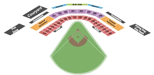 Nymeo Field Seating Map