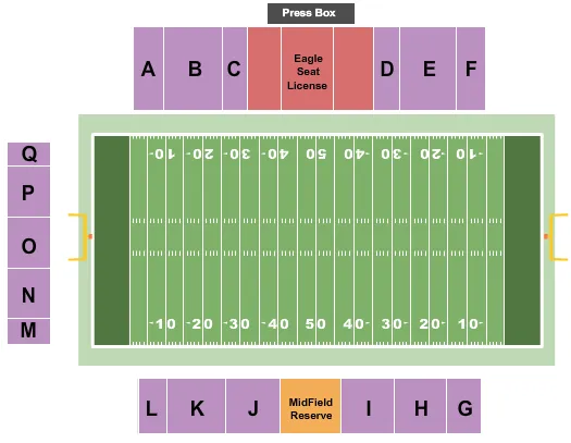 Football Seating Map