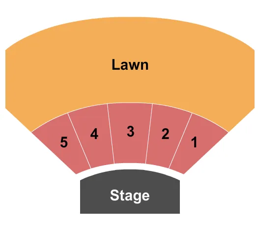 seating chart for Oak Grove Gaming Outdoor Amphitheater - Blue Oyster Cult - eventticketscenter.com