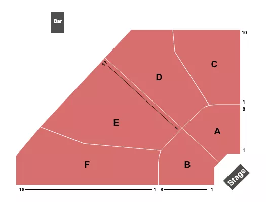 seating chart for Oak Grove Racing Gaming and Hotel - Endstage 2 - eventticketscenter.com