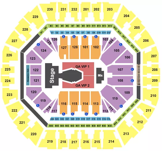 seating chart for Oakland Arena - Enhypen - eventticketscenter.com