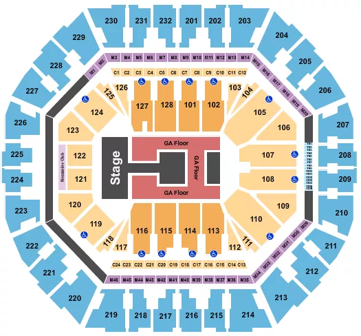 (G)I-dle Seating Map