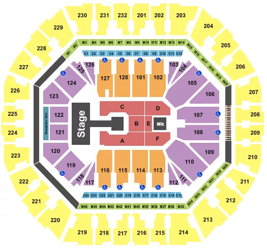 seating chart for Oakland Arena - Kenshi Yonezu - eventticketscenter.com