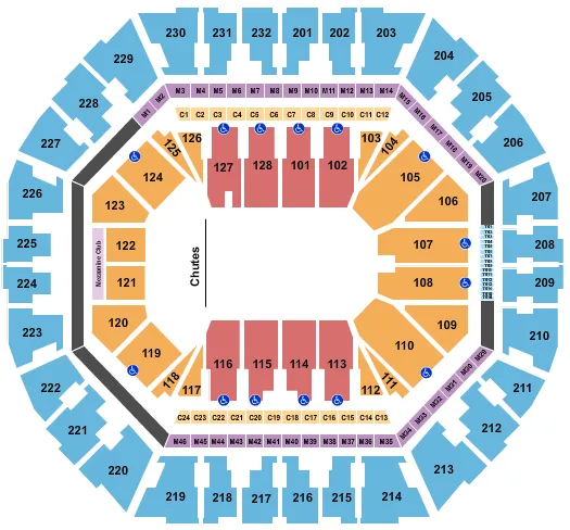 Oakland Arena Tickets Seating Chart