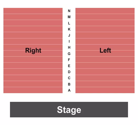 seating chart for Oakwells - Endstage - eventticketscenter.com