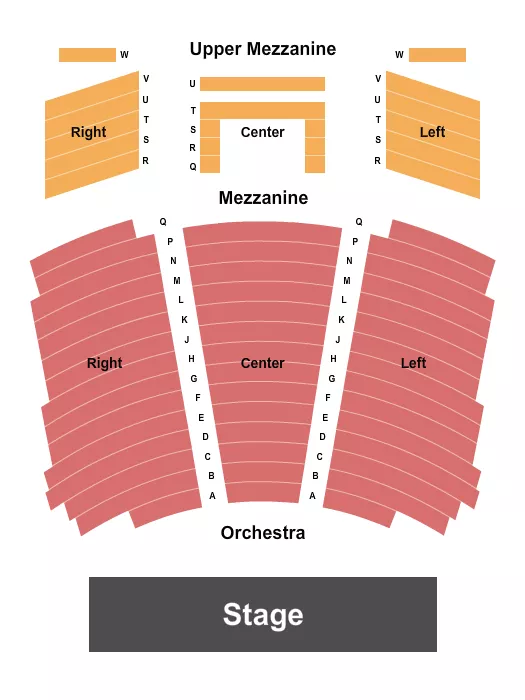 seating chart for Oconomowoc Arts Center - Endstage - eventticketscenter.com