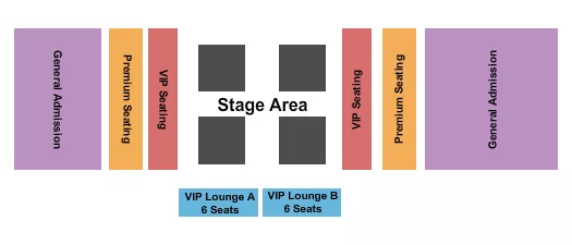 seating chart for Odd Fellow Hall - Wichita - Endstage - eventticketscenter.com