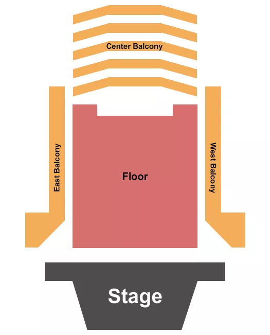 seating chart for Ogden Theatre - Endstage RSV - eventticketscenter.com