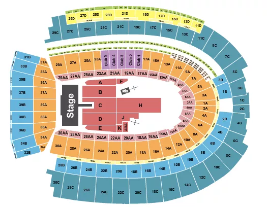 seating chart for Ohio Stadium - Buckeye Superfest - eventticketscenter.com