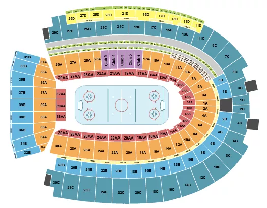 seating chart for Ohio Stadium - Hockey - eventticketscenter.com