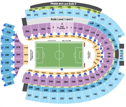 seating chart for Ohio Stadium - Soccer - eventticketscenter.com