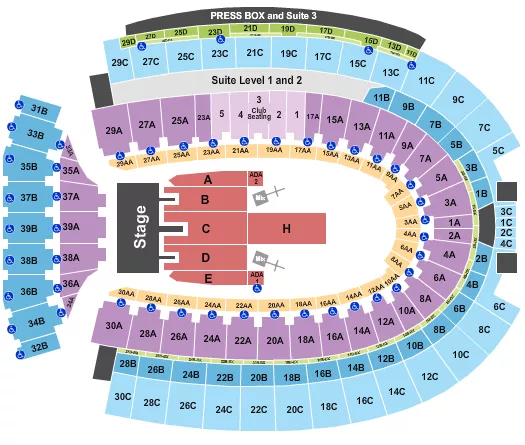 seating chart for Ohio Stadium - Superfest - eventticketscenter.com