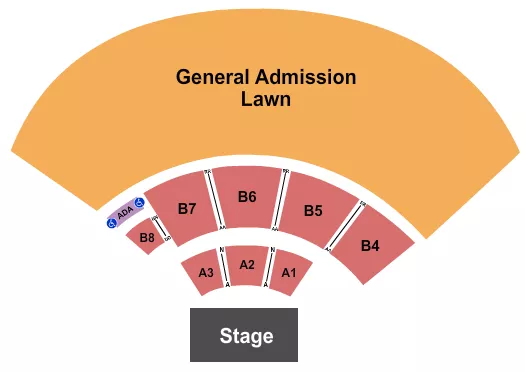 seating chart for Oklahoma City Zoo Amphitheatre - Goo Goo Dolls - eventticketscenter.com