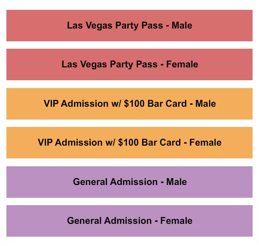 seating chart for Omnia Dayclub Las Vegas at Caesars Palace - MF GA/VIP - eventticketscenter.com
