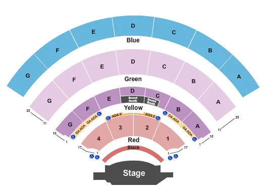 seating chart for Oregon State Fairgrounds - Endstage 3 - eventticketscenter.com