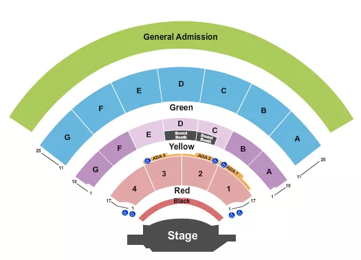seating chart for Oregon State Fairgrounds - Endstage VIP Plus - eventticketscenter.com