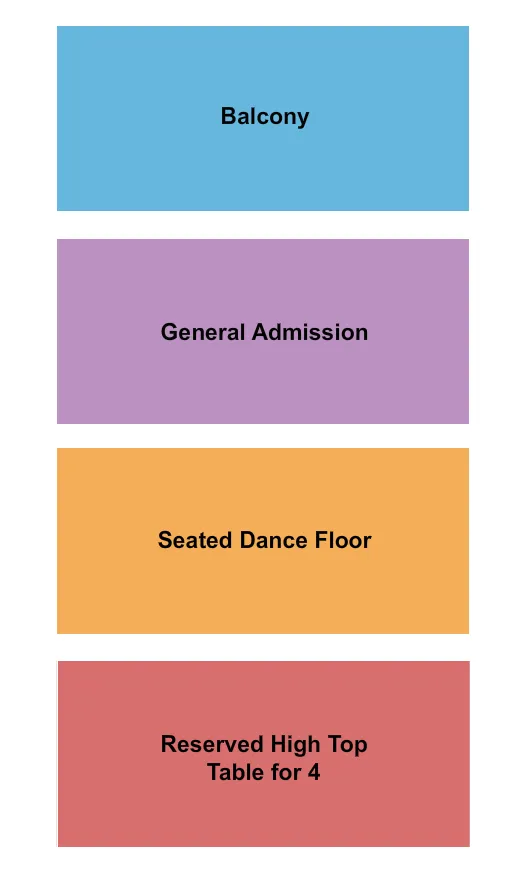 seating chart for Oriental Theater - Denver - Endstage - eventticketscenter.com