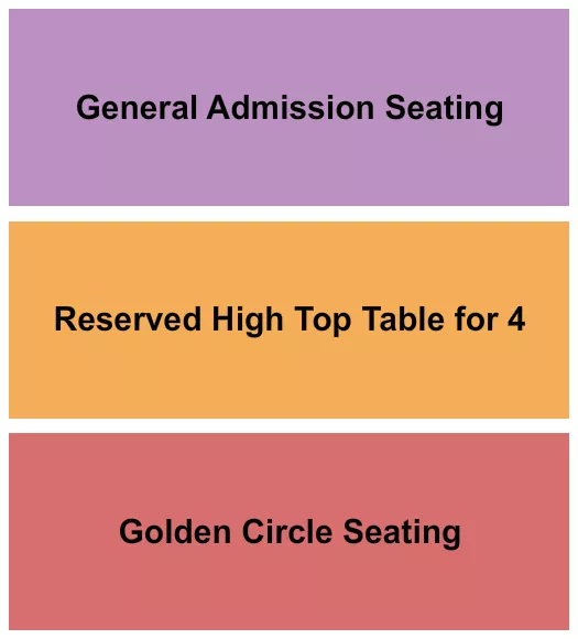 seating chart for Oriental Theater - Denver - GA/Rsvd Table/GC - eventticketscenter.com