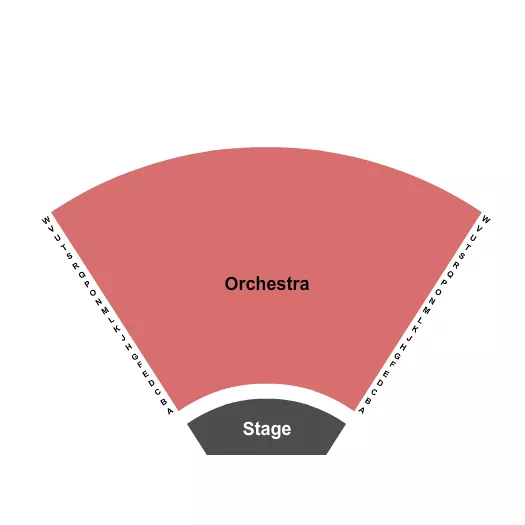 seating chart for Osterhout Theater At Anderson Center For The Arts - Endstage No Pit/Lawn - eventticketscenter.com