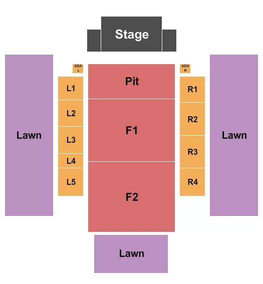 seating chart for Outdoor Amphitheater At Ford Idaho Center  - Keith Urban - eventticketscenter.com