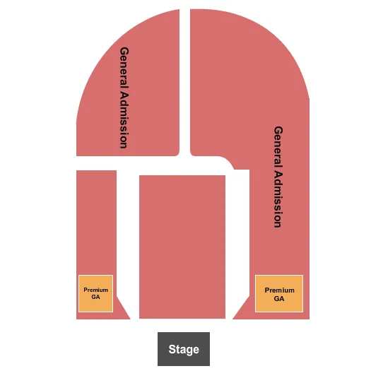 seating chart for Outdoor Amphitheater At Ford Idaho Center  - GA & Premium 2 - eventticketscenter.com