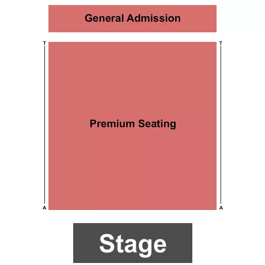 seating chart for Outdoor Stage at Conexus Arts Centre - Premium Seating & GA - eventticketscenter.com