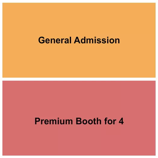 seating chart for Oxnard Levity Live - GA/Premium Booth - eventticketscenter.com