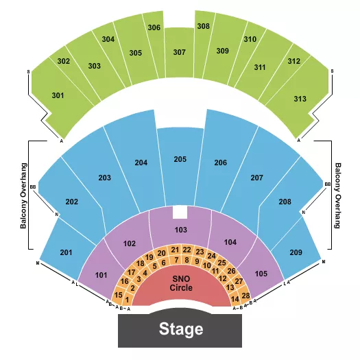 seating chart for PH Live At Planet Hollywood - Jeezy - eventticketscenter.com