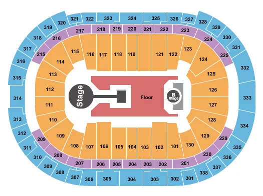 seating chart for PNC Arena - Childish Gambino - eventticketscenter.com