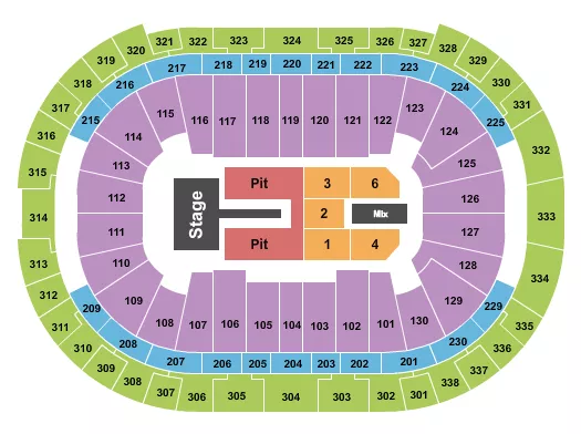 seating chart for PNC Arena - Cigarettes After Sex - eventticketscenter.com