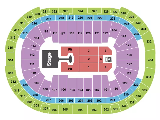 seating chart for Lenovo Center - Disturbed - eventticketscenter.com