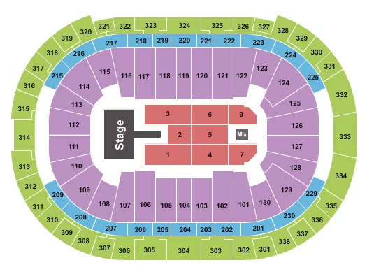 seating chart for Lenovo Center - Jhene Aiko - eventticketscenter.com